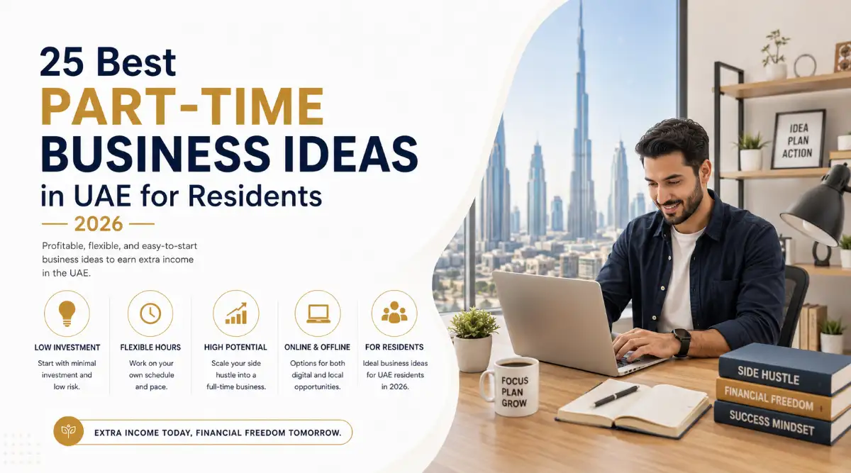 25 Best Part-Time Business Ideas in UAE for Residents (2026)