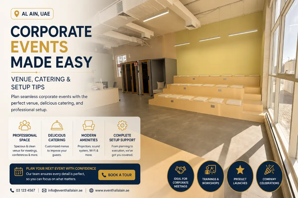 Corporate Events Made Easy | Venue, Catering & Setup Tips - SeenHub Blog
