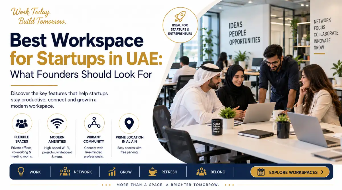 Best Workspace for Startups in Al Ain What Founders Should Look For - SeenHub Blog